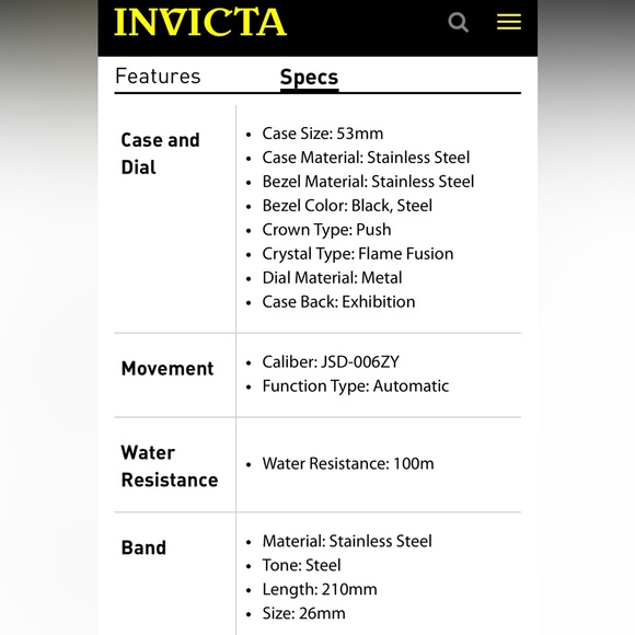 Invicta S1 Rally Men’s Watch - Picture 11 of 11